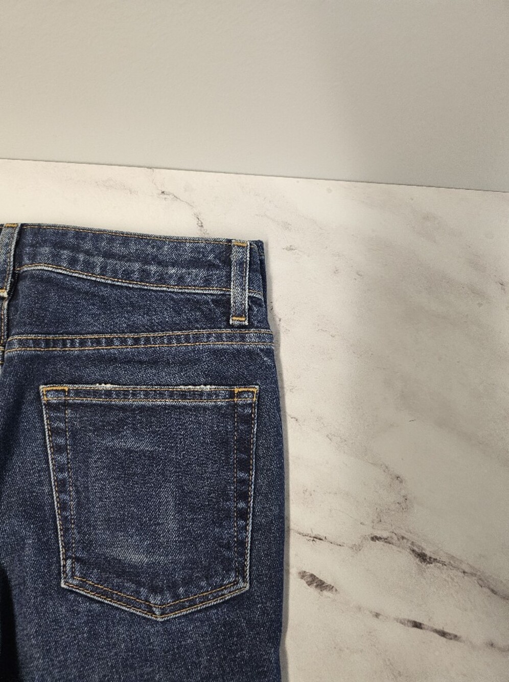 Khaite Kassandra High Rise Skinny Dark Blue Jeans 25 Preowned - Picture 10 of 11